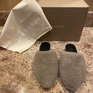 Jenni Kayne shearling mule in smoke